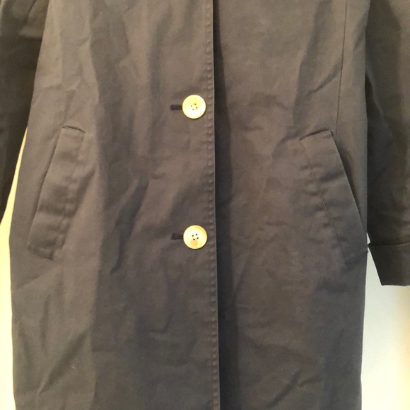 Vineyard Vines Navy Trench Coat - Picture 6 of 8